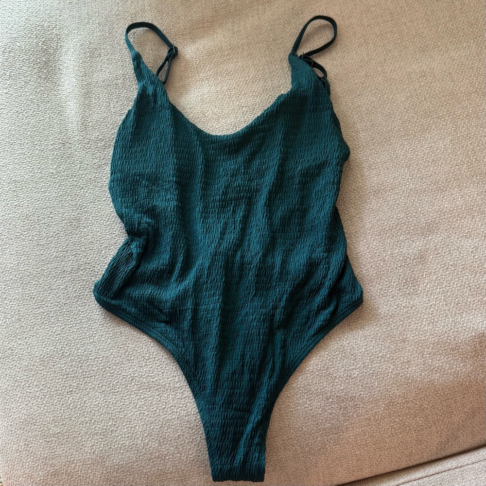 Aerie Green One Piece Swimsuit